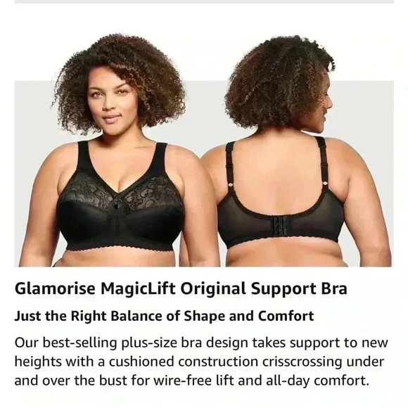 Glamorise full  coverage plus size bra - Picture 6 of 16